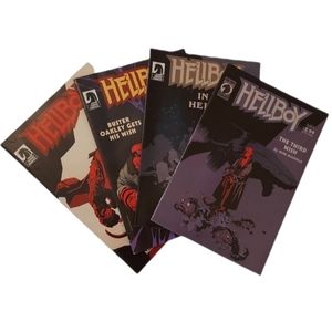 Hellboy Comics x 4- Illustrations by Mike Mignola
